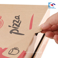 customized corrugated paper pizza box with own logo